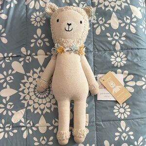 Cuddle + Kind Regular 20” Lucas the Llama hand knit doll